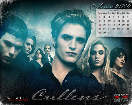 Twilighters Anonymous Desktop Wallpaper Calendar july 2010 Wallpaper Calendar