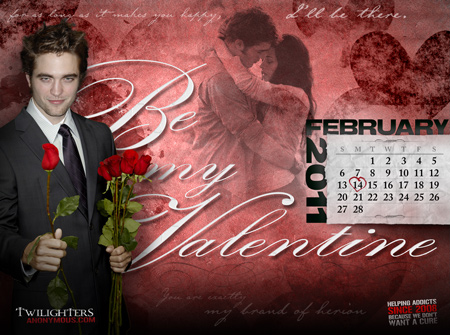 Twilighters Anonymous Desktop Wallpaper Calendar February 2011 Wallpaper Calendar